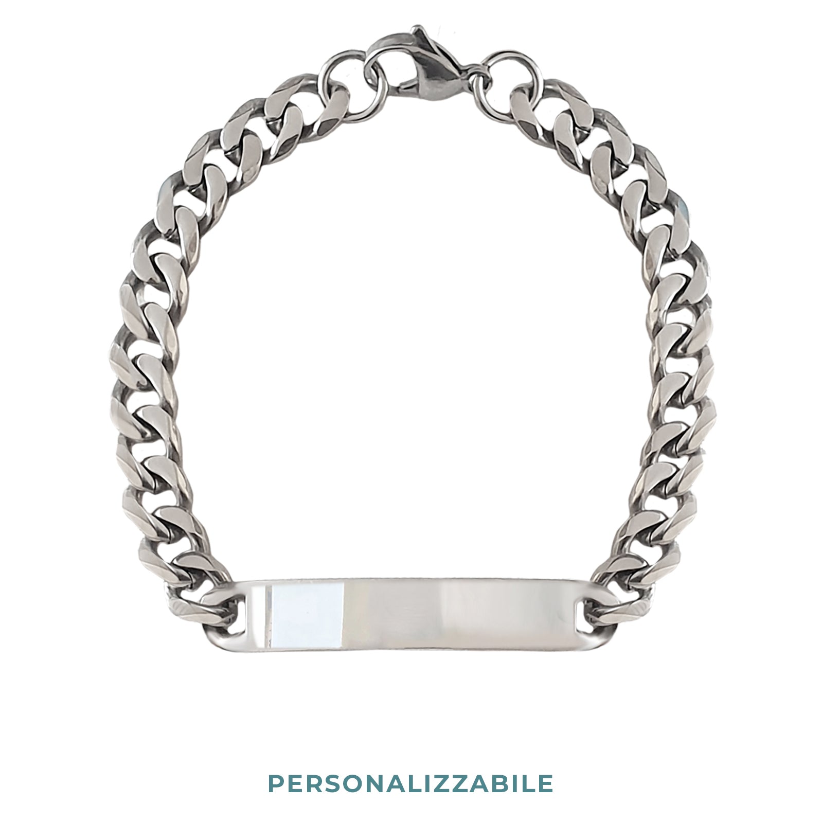 Bracciale in alluminio con incisione personalizzata Marsicuore